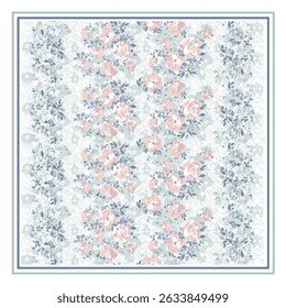  digitaler Seidenschal Textil Muster Design