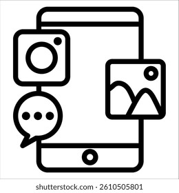 Digital Simple Icon Vector Illustration Concept