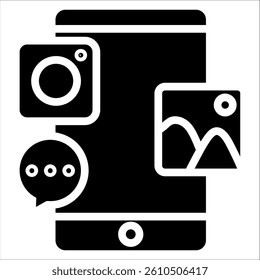 Digital Simple Icon Vector Illustration Concept
