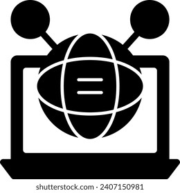 Digital skills Glyph Vector Icon Design