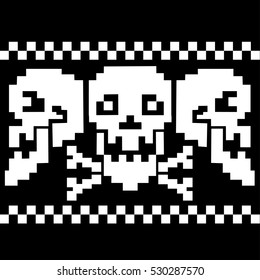 Digital skull, design t-shirts