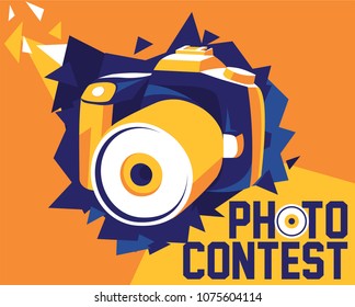 Digital SLR Camera With Photo Contest Unit