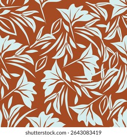 Digital Small Flower Floral Seamless Background Wallpapers Gift wrapper scrapbook Plant fashion Beautiful colorful design textile Abstract Art Carpet Fabric Graphic Illustration
