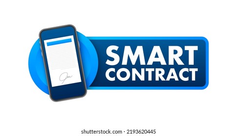 Digital Smart contract. Financial investment trade. Financial management concept. Block chain technology.