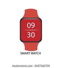 Digital Smart Watch Logo, Icon Design Stock Vektoren - Illustrationen des Logos. Property Smart Watch Logo, Icon Design Premium Vektoren.  Armbanduhr-Vektor-Grafik-Element. Herren-Uhr-Logo-Design.
