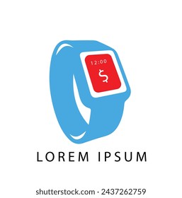 Digital Smart Watch Logo, Icon Design Stock Vectors - Illustrations of logo. Property Smart Watch Logo, Icon Design Premium Vectors.  Wrist watch vector graphic element. men's clock watch logo design.