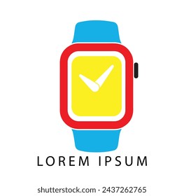 Digital Smart Watch Logo, Icon Design Stock Vectors - Illustrations of logo. Property Smart Watch Logo, Icon Design Premium Vectors.  Wrist watch vector graphic element. men's clock watch logo design.