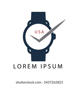 Logo Digital Smart Watch, Diseño de iconos Vectores de stock - Ilustraciones de logotipo. Propiedad Smart Watch Logo, Icono Diseño Vectores Premium.  Elemento gráfico del vector del reloj de pulsera. diseño del logotipo del reloj de los hombres.