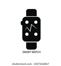 Logo Digital Smart Watch, Diseño de iconos Vectores de stock - Ilustraciones de logotipo. Propiedad Smart Watch Logo, Icono Diseño Vectores Premium.  Elemento gráfico del vector del reloj de pulsera. diseño del logotipo del reloj de los hombres.