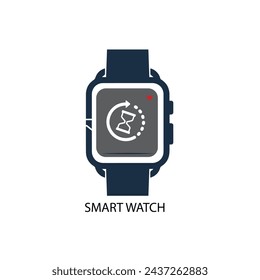 Digital Smart Watch Logo, Icon Design Stock Vectors - Illustrations of logo. Property Smart Watch Logo, Icon Design Premium Vectors.  Wrist watch vector graphic element. men's clock watch logo design.