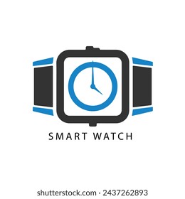 Digital Smart Watch Logo, Icon Design Stock Vectors - Illustrations of logo. Property Smart Watch Logo, Icon Design Premium Vectors.  Wrist watch vector graphic element. men's clock watch logo design.
