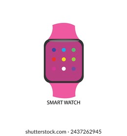 Logo Digital Smart Watch, Diseño de iconos Vectores de stock - Ilustraciones de logotipo. Propiedad Smart Watch Logo, Icono Diseño Vectores Premium.  Elemento gráfico del vector del reloj de pulsera. diseño del logotipo del reloj de los hombres.