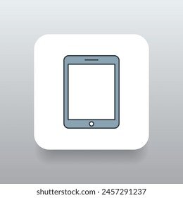 digital smartphone technology tablet icon concept