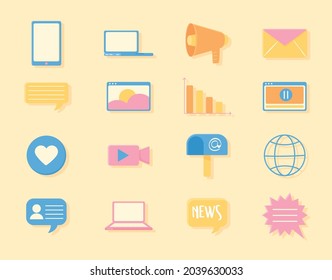 digital social media device set