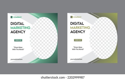 Digital social media template for business agency for digital marketing and business sale promo.online marketing agency,furniture or fashion advertising. banner offer. 