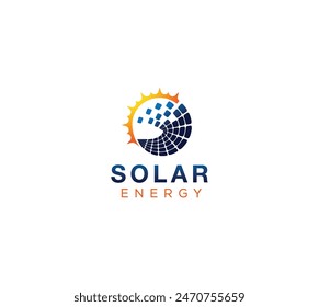 Digital Solar Revolution Energy Logo