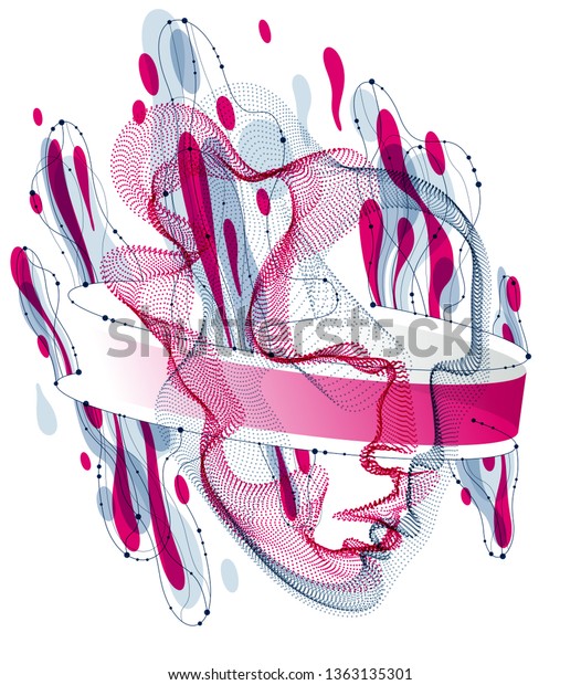 Digital Soul Machine Artificial Intelligence Software Stock Vector ...