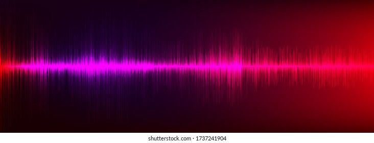 Digital Sound Wave Background,technology and earthquake wave concept,design for music industry,Vector,Illustration.