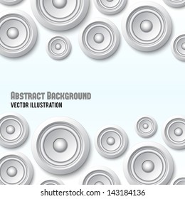 Digital speaker abstract background. Vector illustration. Can be used for your business presentations