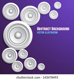 Digital speaker abstract background. Vector illustration. Can be used for your business presentations