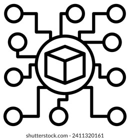 Digital Specials icon line vector illustration