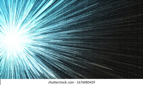 Digital Speed Light Technology on Future Background,Digital and Connection Concept design,Vector illustration.