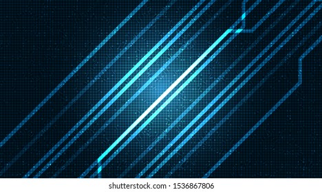 Digital Speed Line Technology Microchip Background,Hi-tech and Internet Concept design,Free Space For text in put,Vector illustration.