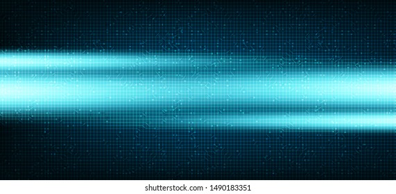Digital Speed on Technology Microchip Background,Hi-tech Digital and Internet Concept design,Free Space For text in put,Vector illustration.