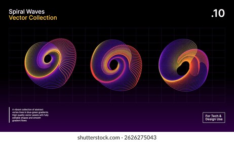 Digitaler Spirograph Spirale Vektor-Warm glühende Linien in Violett, Rosa und Orange