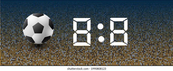 Digital sport screen for association football and other games