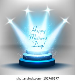 digital spotlight mother's day card