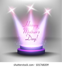 digital spotlight mother's day card