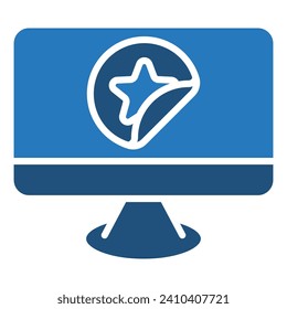 Digital Stickup icon line vector illustration