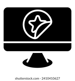 Digital Stickup icon line vector illustration