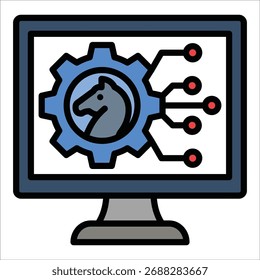 Digital Strategy Icon Element For Design