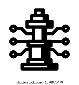 digital strategy icon isolated sign symbol vector illustration - high quality black style vector icons

