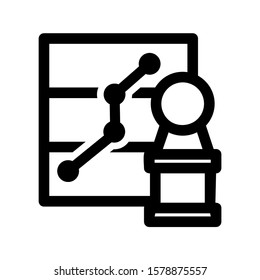 digital strategy icon isolated sign symbol vector illustration - high quality black style vector icons
