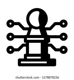 digital strategy icon isolated sign symbol vector illustration - high quality black style vector icons
