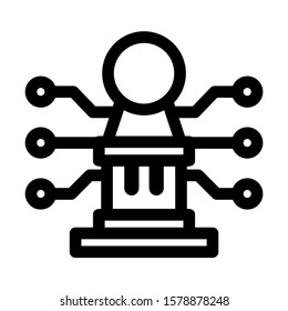 digital strategy icon isolated sign symbol vector illustration - high quality black style vector icons
