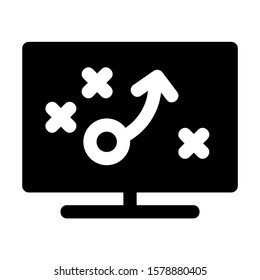 digital strategy icon isolated sign symbol vector illustration - high quality black style vector icons
