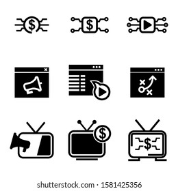 digital strategy icon isolated sign symbol vector illustration - Collection of high quality black style vector icons
