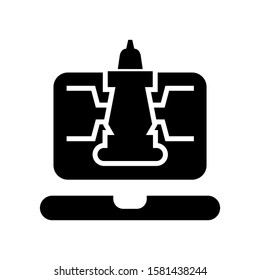 digital strategy icon isolated sign symbol vector illustration - high quality black style vector icons
