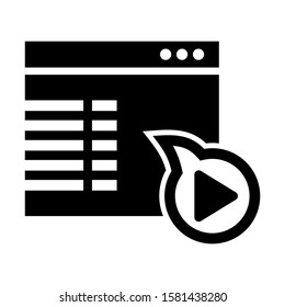 digital strategy icon isolated sign symbol vector illustration - high quality black style vector icons
