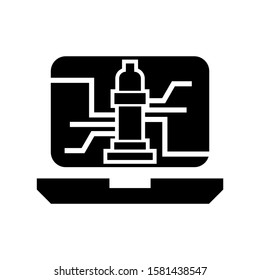 digital strategy icon isolated sign symbol vector illustration - high quality black style vector icons
