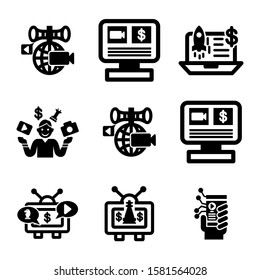 digital strategy icon isolated sign symbol vector illustration - Collection of high quality black style vector icons
