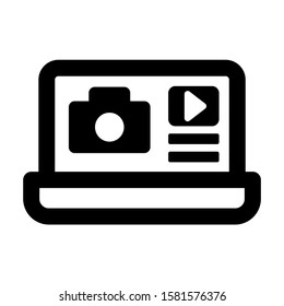 digital strategy icon isolated sign symbol vector illustration - high quality black style vector icons
