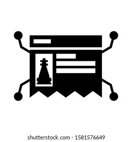 digital strategy icon isolated sign symbol vector illustration - high quality black style vector icons
