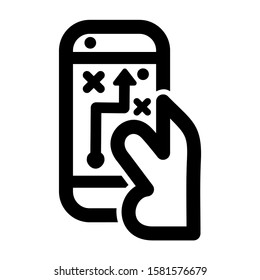 digital strategy icon isolated sign symbol vector illustration - high quality black style vector icons
