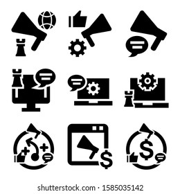 digital strategy icon isolated sign symbol vector illustration - Collection of high quality black style vector icons
