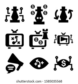 digital strategy icon isolated sign symbol vector illustration - Collection of high quality black style vector icons

